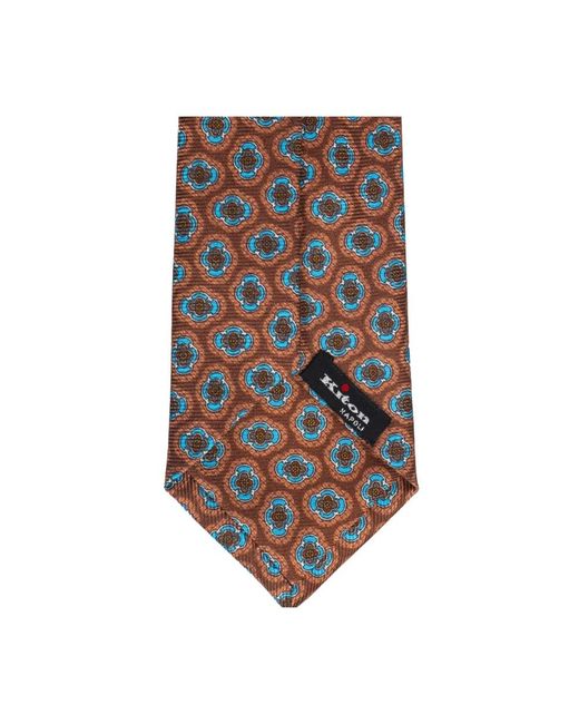 Kiton Brown Ties for men