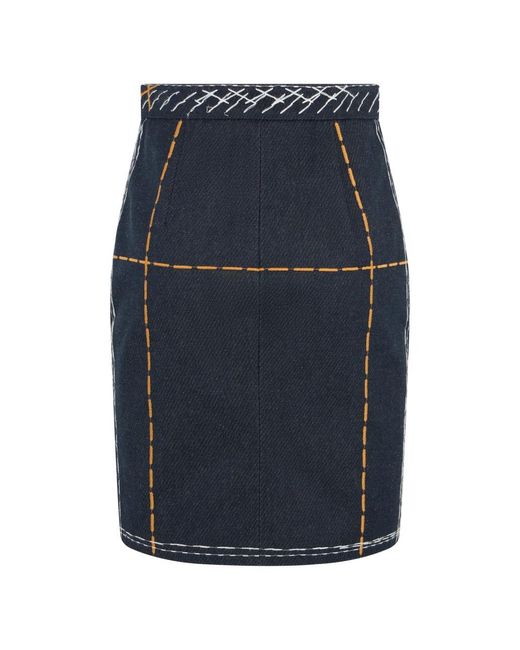 Moschino Veelzijdige Rok in het Blue