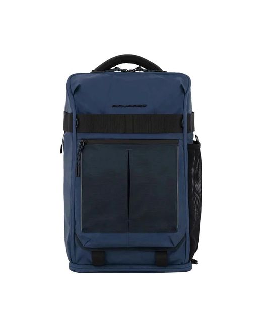 Piquadro Blue Backpacks