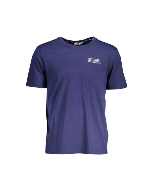 T-Shirts Fila de hombre de color Blue