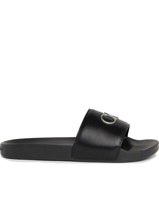 Calvin Klein Black Schwarze flip flops für frauen