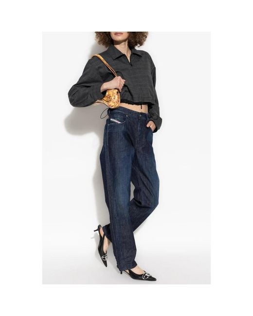 Straight Jeans DIESEL en coloris Blue