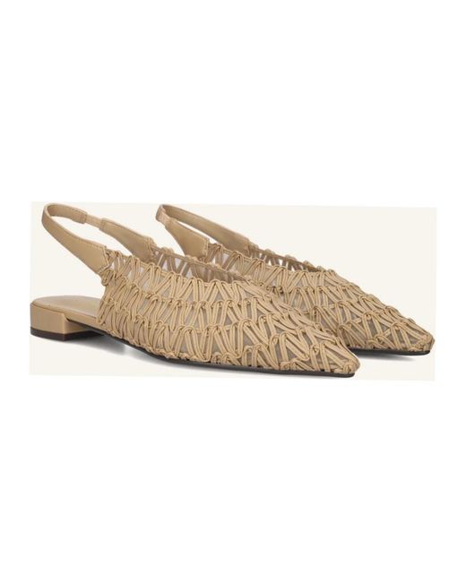 Notre-v Natural Pointed Slingback