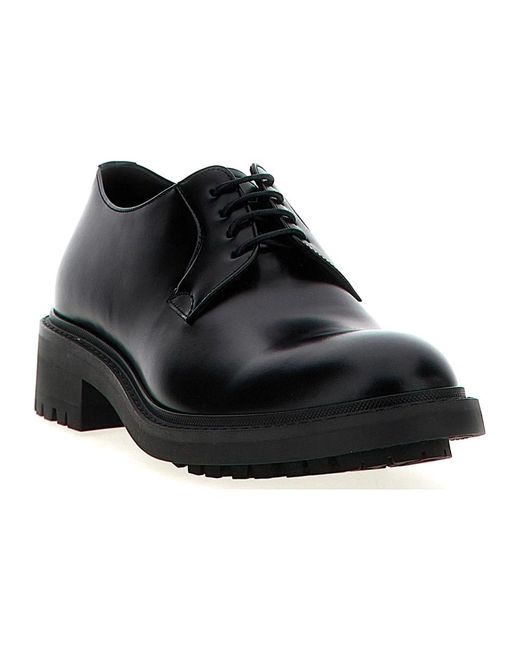 Saint Laurent Black Laced Shoes for men