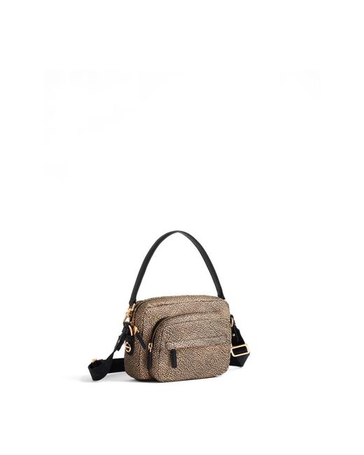 Borbonese Brown Kameratasche Klein