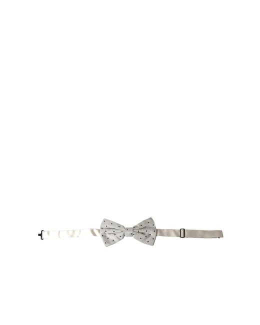 Bowties di Dolce & Gabbana in White da Uomo