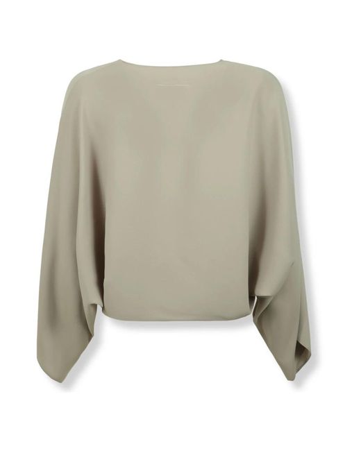 MM6 by Maison Margiela Green Blouses