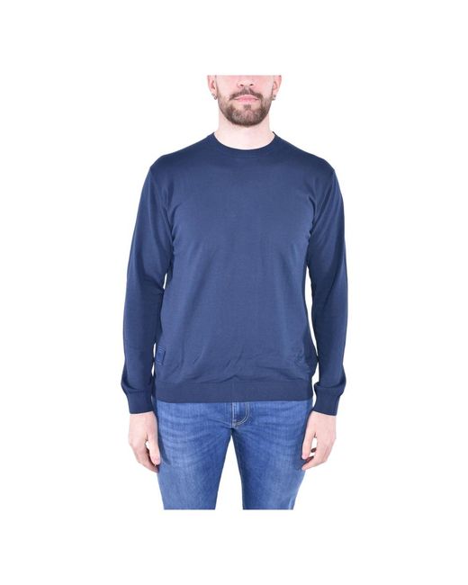 Blauer Blue Round-Neck Knitwear for men