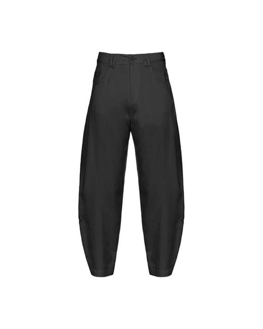 Pinko Black Straight Trousers