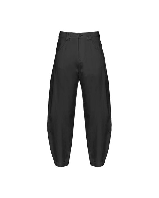Pinko Straight Trousers in het Black