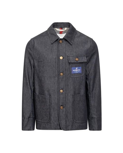 Seafarer Jassen ,Blauw ,Denim Morrison Jacket in het Gray voor heren