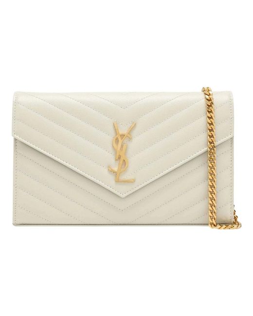 Saint Laurent Natural Wallets & Cardholders