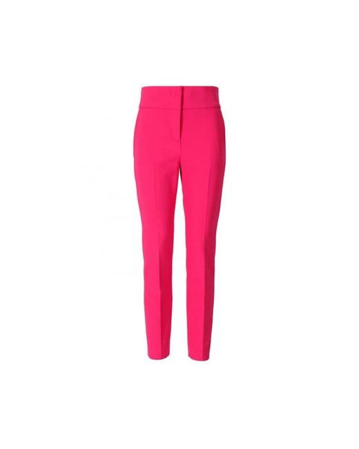 Blugirl Blumarine Pink Slim-fit Trousers