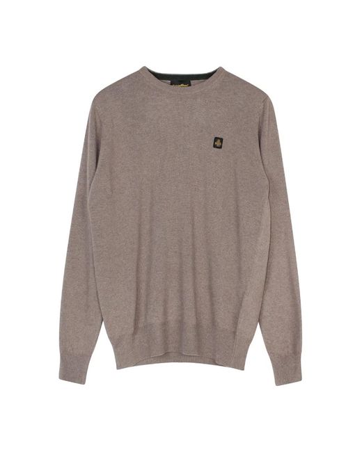 Round-Neck Knitwear di Refrigiwear in Gray da Uomo