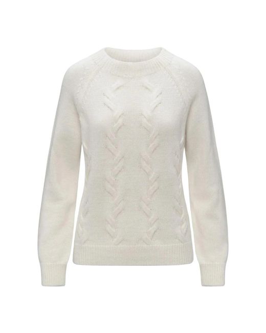 K-Way Lysa Pull Over in het White