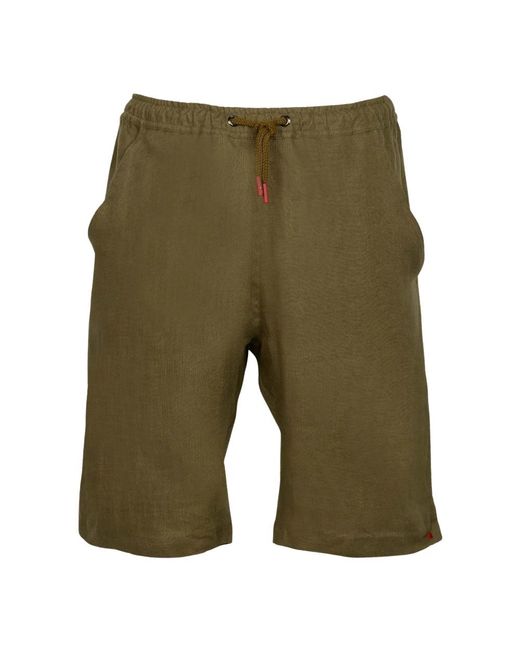 Kiton Short Pants in het Green voor heren