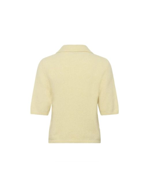 Gestuz Tops ,Geel ,Polo Shirt in het Yellow