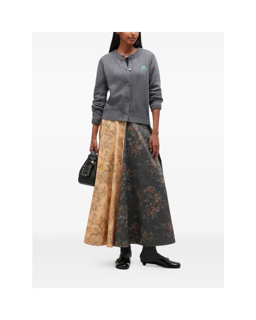 Cardigans Ganni de color Gray