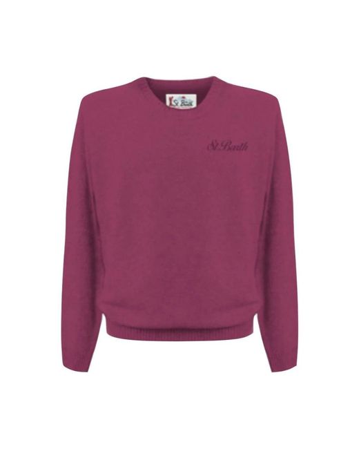 Mc2 Saint Barth Stretch pullover in Purple für Herren