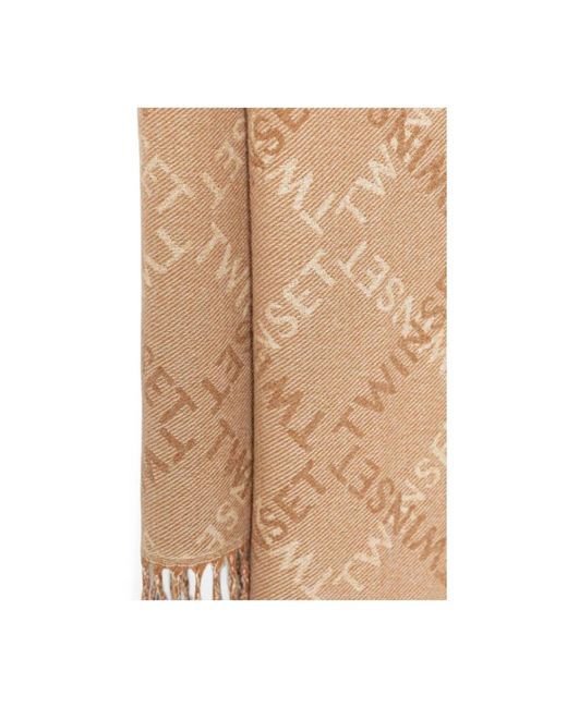 Twinset Natural Winter Scarves