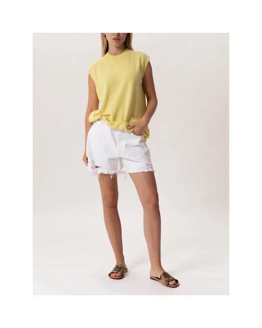 J.W. Anderson Sleeveless Tops in het Yellow