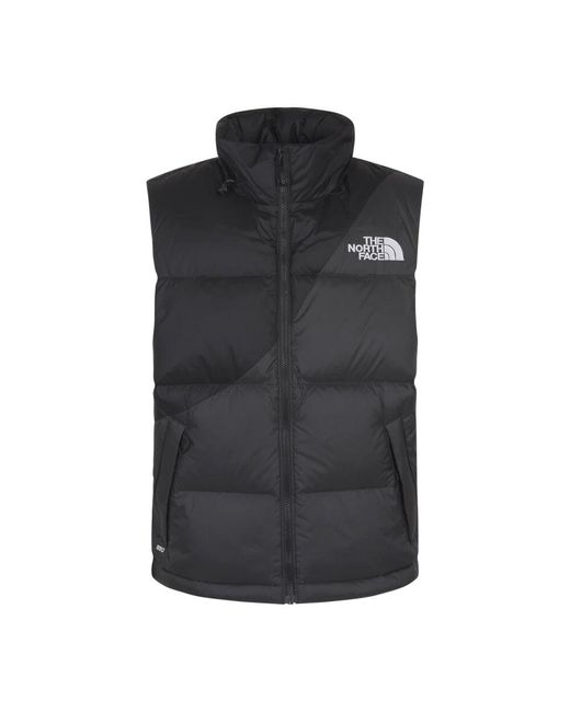 The North Face Yinka ilori daunenweste schwarz/grau,packbare daunenweste mit gesticktem logo in Black für Herren