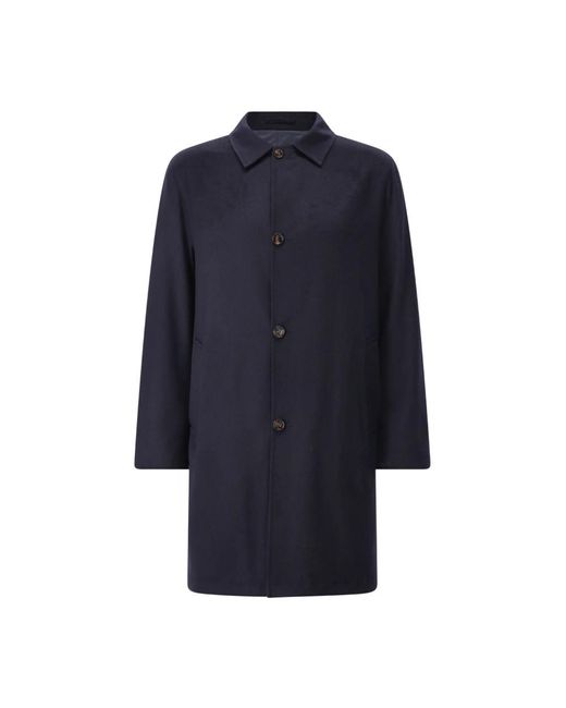 KIRED Single-Breasted Coats in het Blue voor heren