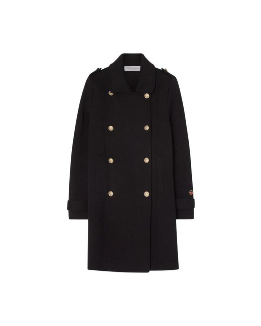 BUSNEL Jassen ,Zwart ,Wol Marina Coat in het Black