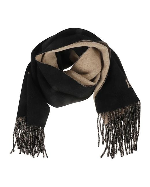 Winter Scarves Burberry en coloris Black