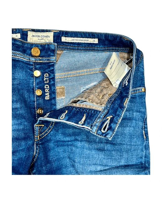 Jacob Cohen Blue Straight Fit Jeans for men