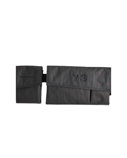 Y-3 Black Belt Bags