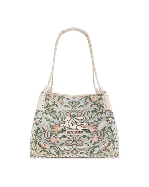 Etro Metallic Shoulder Bags