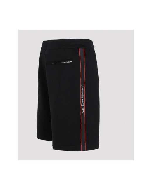 Alexander McQueen Schwarze shorts ss23 bekleidung in Black für Herren