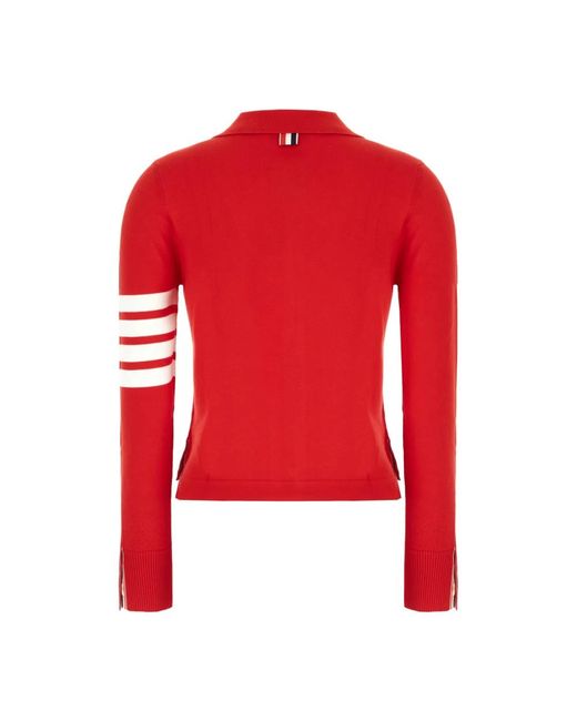 Thom Browne Red Cardigans