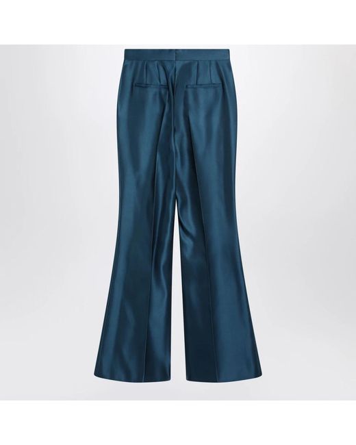 Fendi Broeken ,Groen ,Regular Fit Broek in het Blue