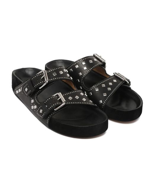 Isabel Marant Black Sliders