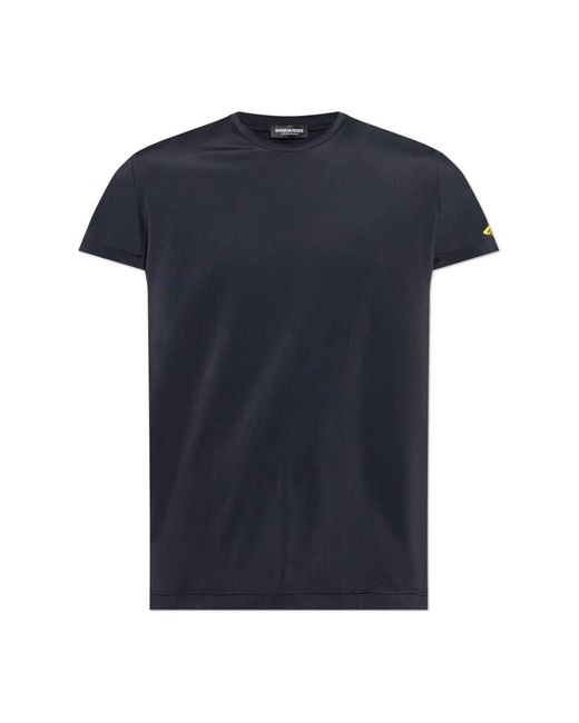 DSquared² T-shirt mit logo in Blue für Herren