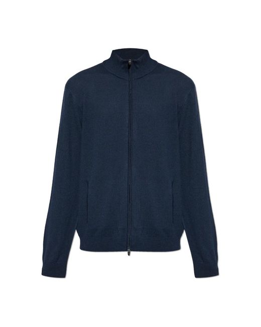 EA7 Truien & Vesten ,Blauw ,Katoen Cardigan Met Zakken in het Blue voor heren