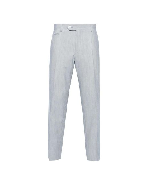 Boss Gray Suit Trousers for men