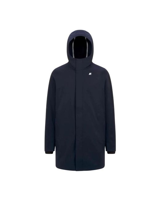 K-Way Blue Rain Jackets for men