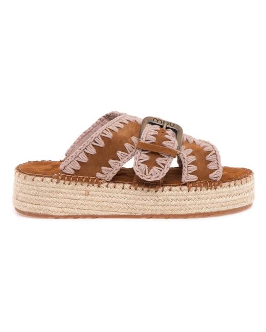 Mou Clog Eskimo Platform in het Brown