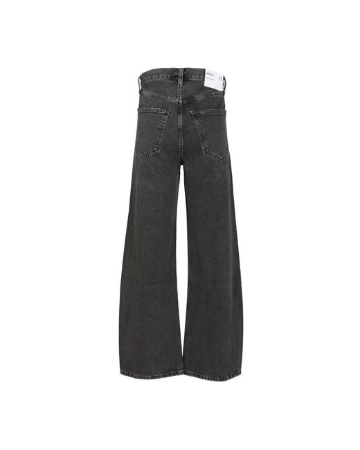 Agolde Black Wide Jeans