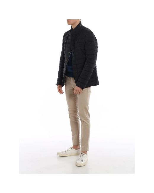Herno Gepolsterte e Steppjacke in Black für Herren