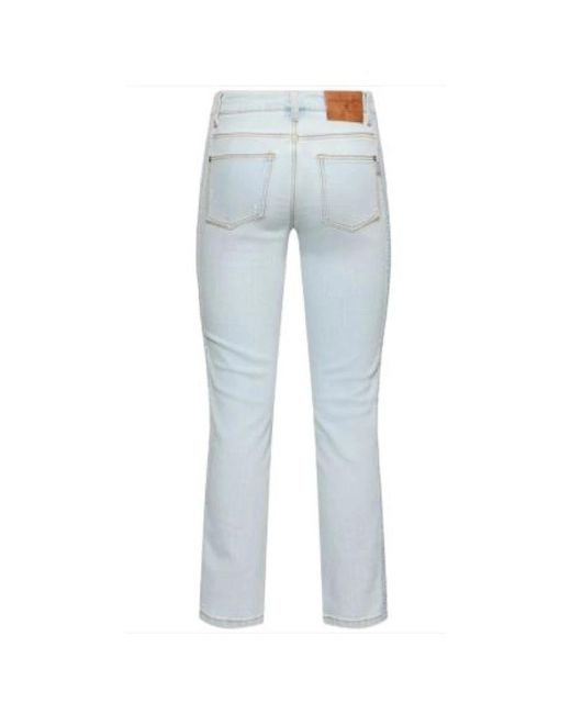 Ermanno Scervino Blue Cropped Jeans