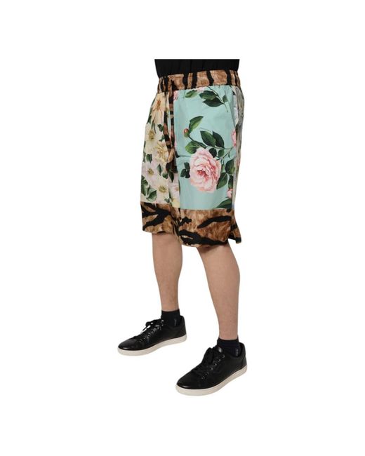 Dolce & Gabbana Green Bermudas for men