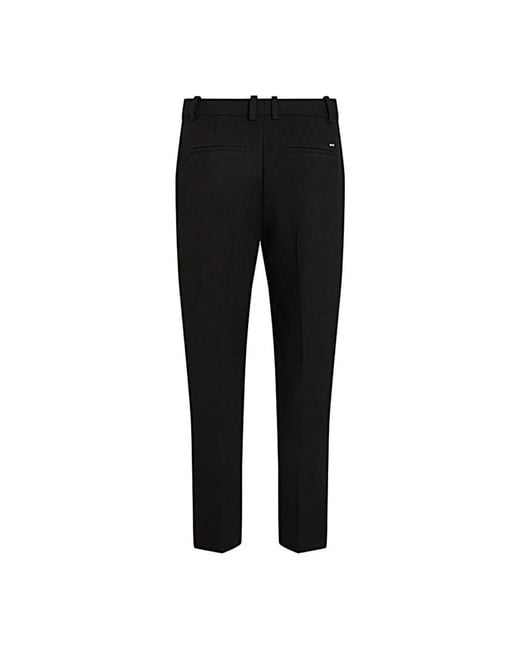 Tommy Hilfiger Black Slim-Fit Trousers