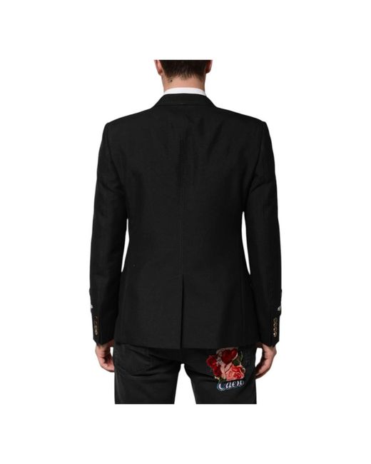 Dolce & Gabbana Black Blazers for men