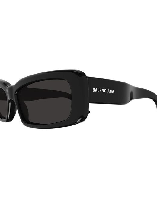 Balenciaga Black Extreme rechteckige sonnenbrille