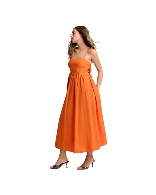 Kocca Orange Midi Dresses