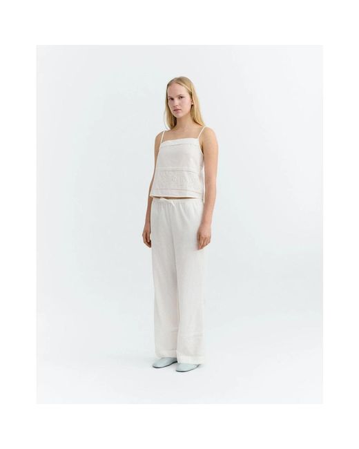 Thinking Mu Wijde Broek in het White